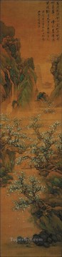 Lan Ying Painting - peach forest old China ink